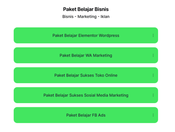 Paket Belajar Bisnis